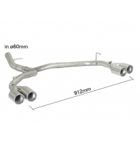 Tramos Traseros Dobles Acero Inox Salidas Redondas 2x80 Mm Asimetricas
  Bmw Serie1 E81-E82-E87-E88 E81(3porte-3doors) 123d (150