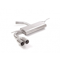 Escape Trasero Acero Inox Salidas Redondas 2x80 Mm Asimetricas
 Solo Para Versión Sin Scr / Adblue
 Seat Leon Mk3 (5f) 2.0td