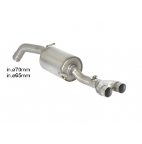 Escape Trasero Acero Inox Salidas Redondas 2x60 Mm Para Insertar En Las Salidas Originales
  Peugeot Rcz 1.6 Turbo (147kw) 2