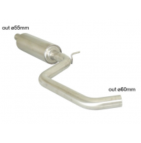 Tramo Intermedio Con Escape Acero Inox - Línea Con Diámetro Mejorado 60 Mm
  Audi A3 (Typ 8v/8va) 2012&gt;&gt;2020 1.4tfsi (110kw)