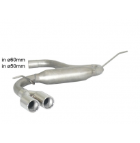 Escape Trasero Acero Inox Salidas Redondas 2x80 Mm Asimetricas
  Volkswagen Golf Mk7 1.4tsi (90kw) 2012&gt;&gt;2014 Ragazzon