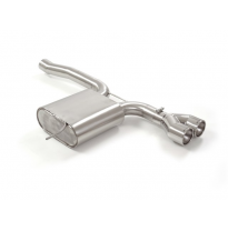 Escape Trasero Acero Inox Salidas Redondas 2x102 Mm
 Línea Con Diámetro Mejorado 70 Mm
 Mini F56 2014&gt;&gt; Cooper S 2.0 (141kw)