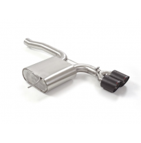 Escape Trasero Acero Inox Salidas Redondas 2x100 Mm Carbon Shot
 Línea Con Diámetro Mejorado 70 Mm
 Mini F56 2014&gt;&gt; Cooper S