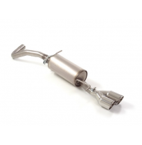 Escape Trasero Acero Inox Salidas Redondas 2x80 Mm Sport Line Asimetricas 
  Audi A1 (Typ 8x) 2010&gt;&gt;2018 1.4tsi (136kw) 2010