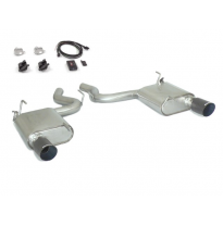 Escape Trasero Doble Acero Inox Salidas Redondas 102 Mm Carbon Racing
 Con Válvulas Eléctricas Integradas Y Mando Wifi. 
 Lí