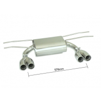 Escape Trasero Doble Acero Inox Salidas Redondas 2x70 Mm Asimetricas 
  Mazda Mx-5 (Typ Nd) 2015&gt;&gt; 1.5 (96kw) 2015&gt;&gt; Ragazzo