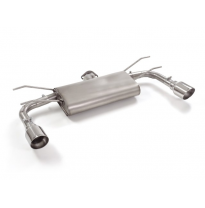 Escape Trasero Doble Acero Inox Salidas Redondas 102 Mm Sport Line  
 Línea Con Diámetro Mejorado 60 Mm 
 Fiat 124 Spider 20