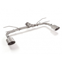 Tramo Trasero Grupo N Doble Acero Inox Salidas Ovaladas 135x90 Mm
 Línea Con Diámetro Mejorado 60 Mm 
 Fiat 124 Spider 2016>> 1.