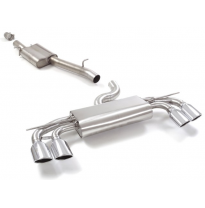 Tramo Intermedio Con Escape Acero Inox + Escape Trasero Doble Acero Inox Salidas Ovaladas 2 / 108x70 Mm 
 Supresión De L