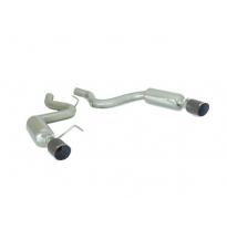 Escape Trasero Doble Acero Inox Grupo N Salidas Redondas 100 Mm Carbon Shot
 Línea Con Diámetro Mejorado 70 Mm
 Ford Mustang