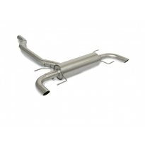 Escape Trasero Dobles Acero Inox Para Codas Estéticas Originales
 Línea Con Diámetro Mejorado 76 Mm
 Alfa Romeo Giulia(952)