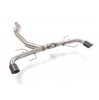 Tramos Traseros Grupo N Dobles Acero Inox Salidas Redonda 90 Mm Carbon Shot
 Línea Con Diámetro Mejorado 76 Mm
 Alfa Romeo Giuli