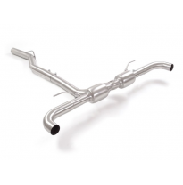 Escape Trasero Dobles Acero Inox Para Codas Estéticas Originales
 Línea Con Diámetro Mejorado 70 Mm
 No Es Compatible Con Co