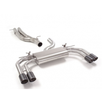 Tramo Intermedio Grupo N Acero Inox + Escape Trasero Doble Acero Inox Salidas Redondas 2x90 Mm Carbon Shot Asimetricas
 Con