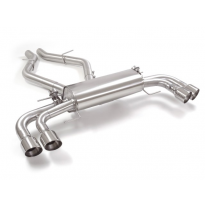 Escape Trasero Doble Acero Inox Salidas Redondas 2 / 102 Mm Sport Line
 Con Valvulas De Depresión.
 Línea Con Diámetro Mejor