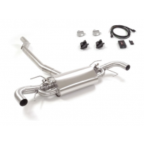 Escape Trasero Dobles Acero Inox Para Codas Estéticas Originales
 Con Válvulas Eléctricas Integradas Y Mando Wifi. 
 Línea C