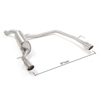 Escape Trasero Doble Acero Inox Salidas Redondas 90 Mm Sport Line
 Supresión De La Válvula Integrada. El Actuador De La Válv