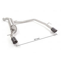 Escape Trasero Doble Acero Inox Salidas Redondas 90 Mm Carbon Shot
 Supresión De La Válvula Integrada. El Actuador De La Vál