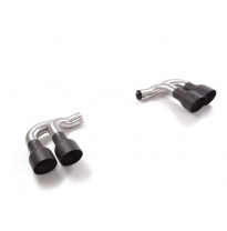 Cola Redonda 2 / 2x108 Mm Sport Line Asimetricas Black Acero Inox
  Porsche Cayenne(536) 2017&gt;&gt; 3.0 V6 (250kw) 2017&gt;&gt;08/2018 (No