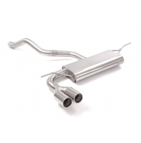 Escape Trasero Acero Inox Salidas Redondas 2x80 Mm Asimetricas
 Línea Con Diámetro Mejorado 60 Mm 
 Elimina Un Segundo Silen