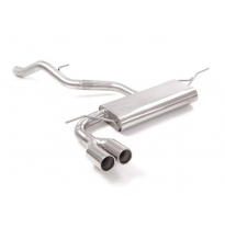 Escape Trasero Acero Inox Salidas Redondas 2x80 Mm Asimetricas
 Línea Con Diámetro Mejorado 60 Mm 
 Elimina Un Segundo Silen