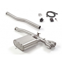 Escape Trasero Acero Inox Salidas Redondas 2x102 Mm
 Con Válvula Eléctrica Integradas Y Mando Wifi.
 Mini F56 2014&gt;&gt; Jcw 2.0