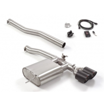 Escape Trasero Acero Inox Salidas Redondas 2x100 Mm Carbon Shot
 Con Válvula Eléctrica Integradas Y Mando Wifi.
 Mini F56 20