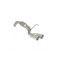 Escape Trasero Acero Inox Salidas Redondas 2x70 Mm Sport Line Asimetricas
  Fiat 500 (Typ312) 2007>> 0.9 Twinair Turbo (62kw