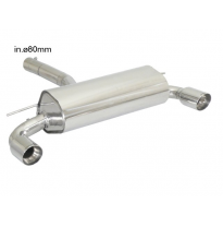 Escape Trasero Doble Acero Inox Salidas Redondas 90 Mm Sport Line - Paragolpes Paquete M-Sport
  Bmw Serie1 F20/F21 F21 M135