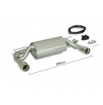 Escape Trasero Doble Acero Inox Salidas Redondas 90 Mm 
 Con Valvulas Integradas.Las Válvulas Son Accionadas Mediante El Mot