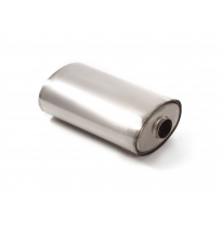 Silencioso universal ovalado en acero inox 220x140 mm - Largura 400 mm - Tubo perforado 60 mm - También echo a medida
 
 
 - Uni