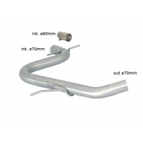 Tramo Intermedio Grupo N Acero Inox - Línea Con Diámetro Mejorado 70 Mm
  Volkswagen Golf Mk6 2.0 Gti Tsi (155 / 173kw) ø70mm 20