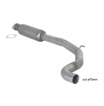 Tramo Intermedio Con Escape Acero Inox - Línea Con Diámetro Mejorado 70 Mm
  Abarth Grande Punto Abarth 1.4 Tjet Kit Esseess