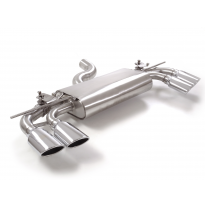 Silencioso trasero doble en acero inox con salidas ovaladas 2 / 108x70 mm</p>
 con valvulas integradas.Las válvulas son accionad