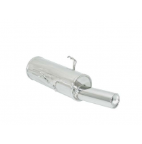 Escape Trasero Acero Inox Con Salida Redonda 80 Mm
  Citroen Saxo 1.4 (55kw) - 1.6 (65 Kw) Euro 2 1996&gt;&gt;2000 Ragazzon