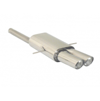 Escape Trasero Acero Inox Salidas Redondas Centrales 2x90 Mm Sport Line
  Mini R56 2007&gt;&gt;2014 Cooper S 1.6 Turbo (128kw) 11/