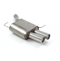 Escape Trasero Acero Inox Salidas Redondas 2x80 Mm Asimetricas
  Bmw Serie5 F10-F11 F10(Sedan) 525d (150kw) 2010&gt;&gt;2011 Ragaz