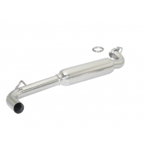 Escape Trasero Grupo a Acero Inox Con Salida Redonda 70 Mm - Línea Con Diámetro Mejorado 70 Mm - Para Instalar Con 55.0343.0