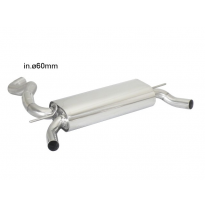 Escape Trasero Dobles Acero Inox Para Codas Estéticas Originales
  Renault Clio Mk4 2012&gt;&gt;2019 Rs Trophy 1.6 Turbo (162kw) 2