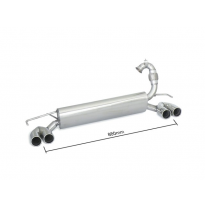 Escape Trasero Doble Acero Inox Salidas Redondas 2x70 Mm 
  Smart Fortwo (Typ453) 2014&gt;&gt; 0.9 (66kw) 2014&gt;&gt;2019 Ragazzon