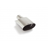 Cola ovalada 128x80 mm Sport Line en acero inox</p>
 con tubo de entrada 50,5 mm</p>
 largura 225 mm
 - Universal Colas de escap