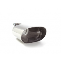 Cola Izquierda Ovalada 128x80 Mm Acero Inox Con Tubo De Entrada 50 Mm - Largura 225 Mm
  Universal Colas De Escape Ov.128x80 Rag