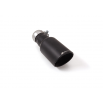Cola redonda 90 mm Sport Line Black en acero inox</p>
 con tubo de entrada 50,5 mm</p>
 largura 225 mm
 - Universal Colas de esc