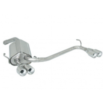 Escape Trasero Doble Acero Inox Salidas Redondas 2x80 Mm Asimetricas - Modificación Del Parachoques Original
  Alfa Romeo Gt