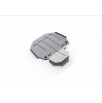 Protector Aluminio 6 mm Rival caja de cambios + caja de transferencia Land Rover Discovery IV L319 Todas motorizaciones 2009-201