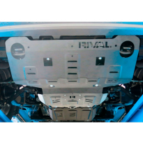 Protector Aluminio 4 mm Rival radiador + motor Toyota Hilux Revo, Executive/Rocco, Invincible 4WD 2,8; 2,4 (EURO6 approved 2015-