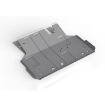 Protector Aluminio 6 mm Rival caja de cambios + caja de transferencia Toyota Land Cruiser HZJ78 / HZJ79 J7 4,2D 2007-