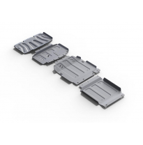 Protector Aluminio 6 Mm Rival Kit Completo (4 Piezas) Mercedes Benz X-Class  2,3td (Incl. Euro6) 2018-2020