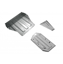 Protector Aluminio 6 Mm Rival Kit Completo Con Diferencial (4 Piezas) Volkswagen T6  Todas Motorizaciones (Incl. Euro6) 2015-202