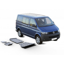 Protector Aluminio 6 Mm Rival Kit Completo Con Diferencial (4 Uds.) Volkswagen T6  Todas Motorizaciones (Euro 5 Only, Not for Eu
